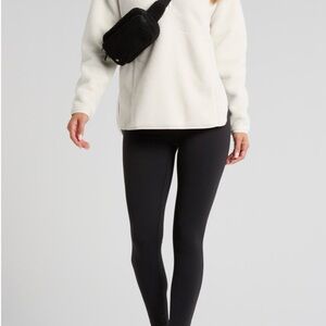 Zella Faux Shearling Half Zip Jacket
(Size L)/Tan Oxford. Like New!